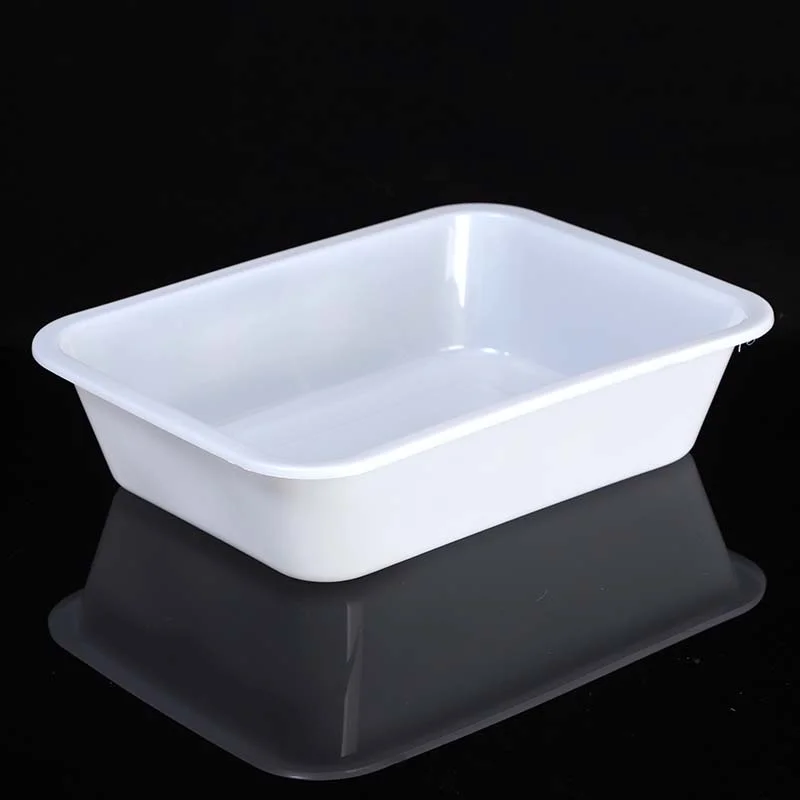 Food Grade White Plastic Tray 360*270*85mm | HD-014T